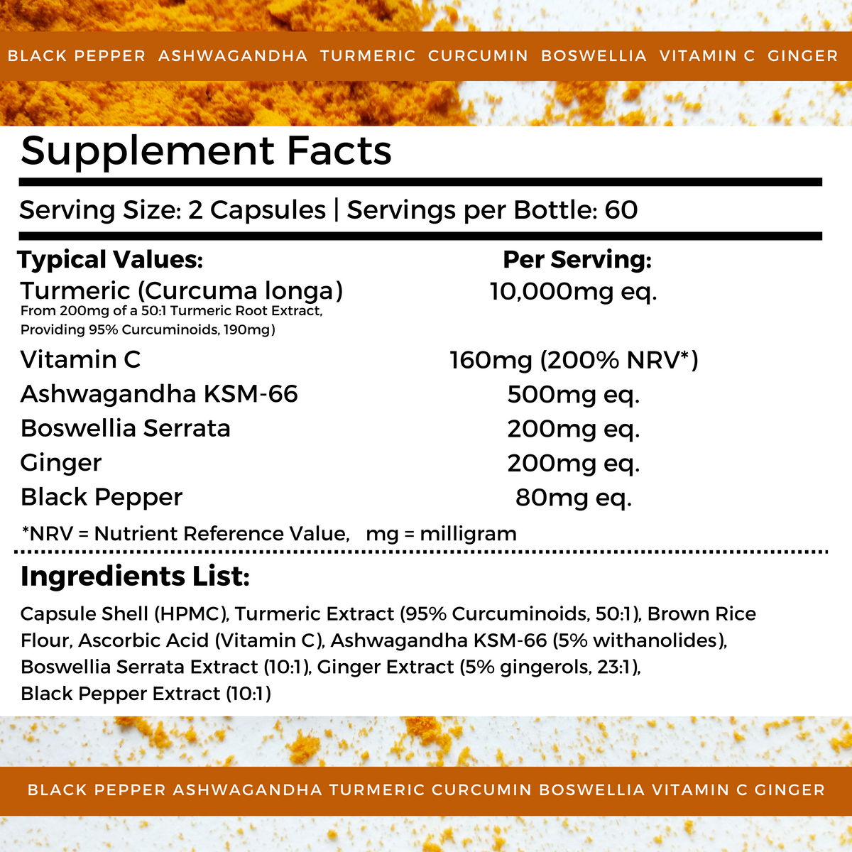 Turm Pact Turmeric Curcumin Complex Capsules - nutripact