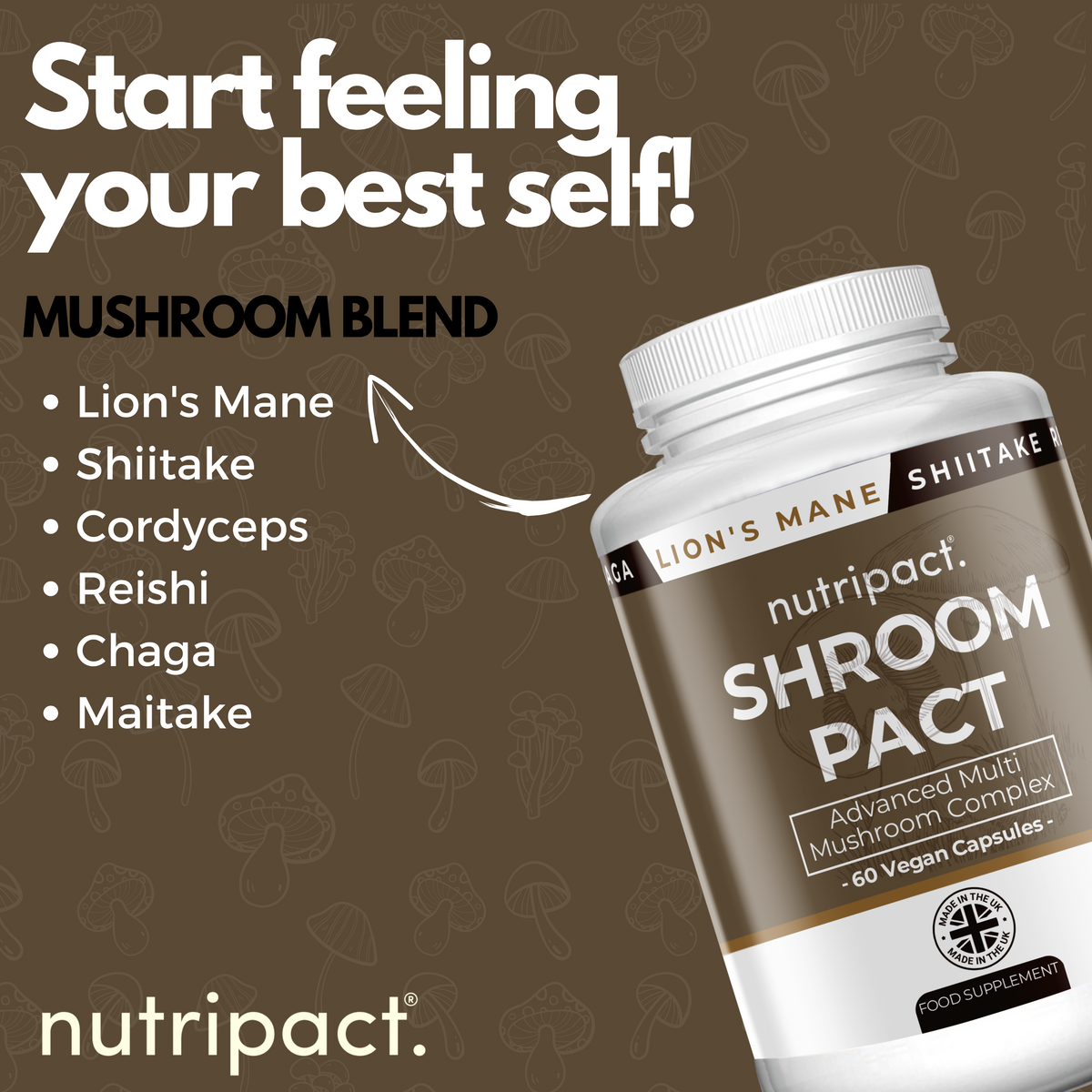 Shroompact Advanced Mushroom Complex - nutripact