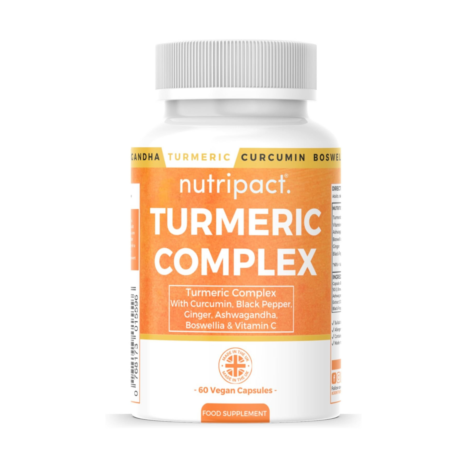 Turmeric Curcumin Complex Capsules - nutripact