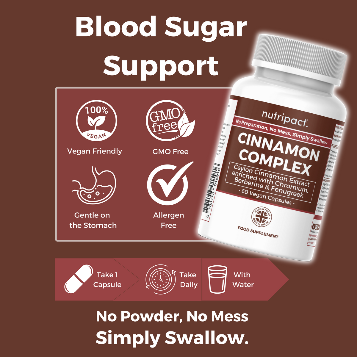 Cinnamon Complex Capsules - nutripact