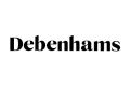Debenhams logo in black text on a white background