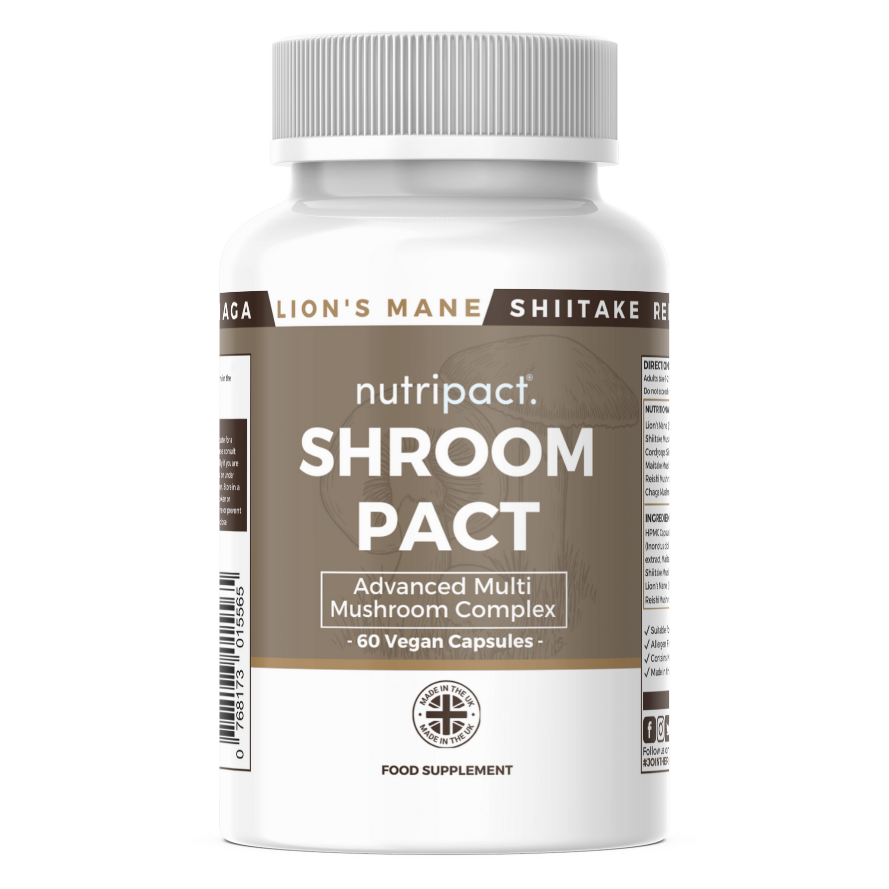 Mushroom Complex Capsules - nutripact 