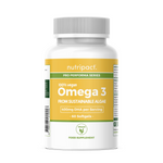 Nutripact Vegan Omega 3 Softgels – Sustainable Algae Oil DHA & EPA – Heart, Brain & Eye Support – 60 Capsules
