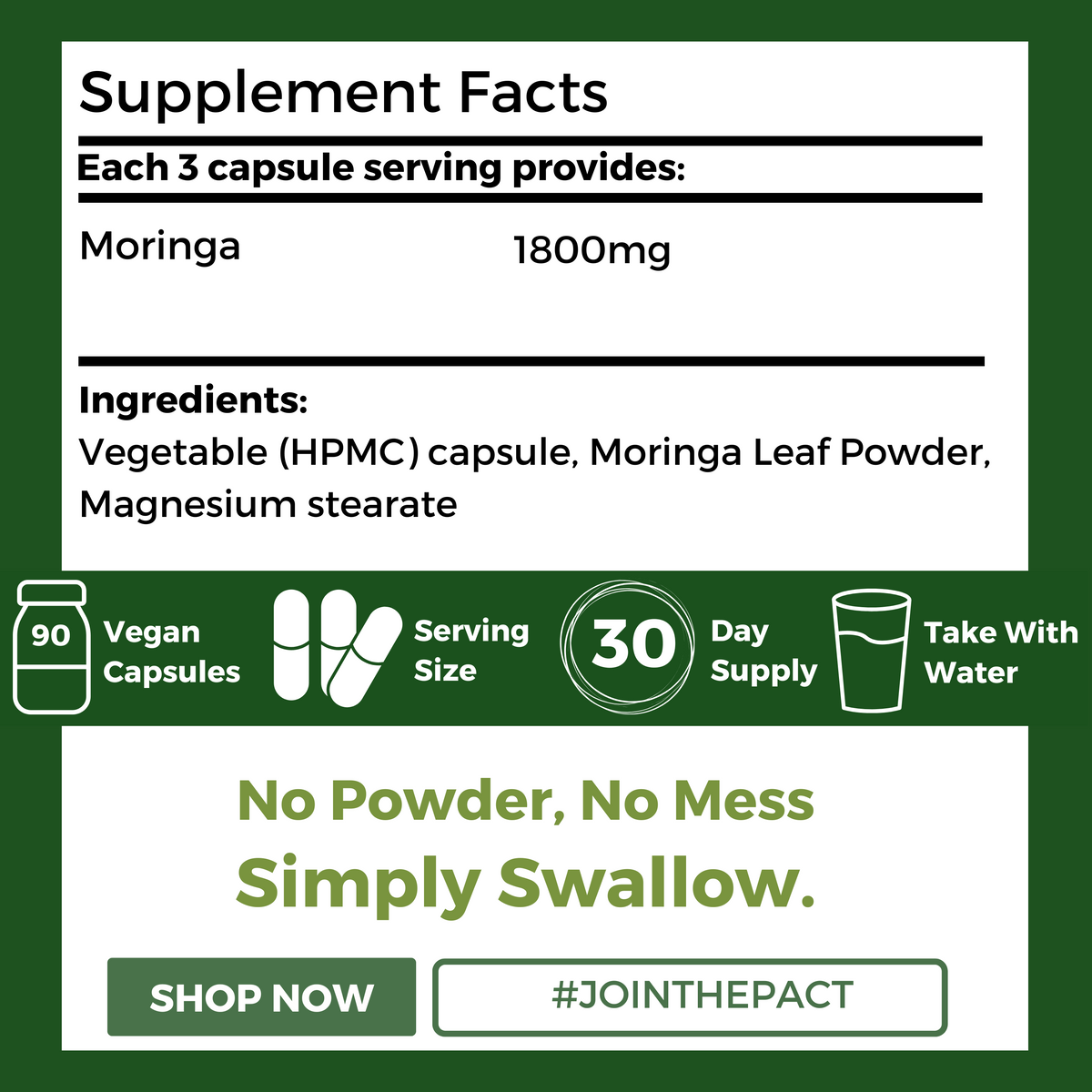 Moringa Capsules - nutripact 