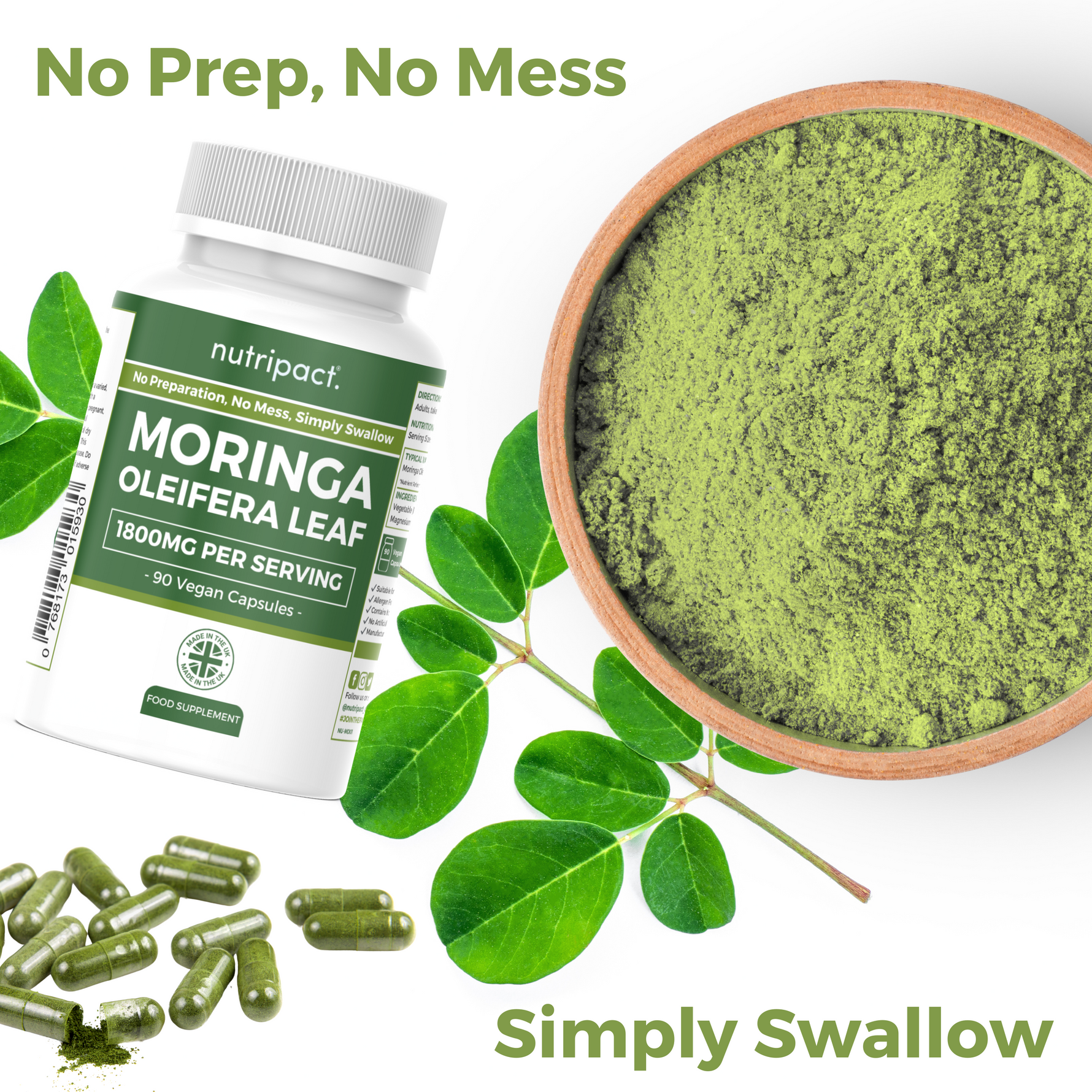 Moringa Capsules - nutripact 
