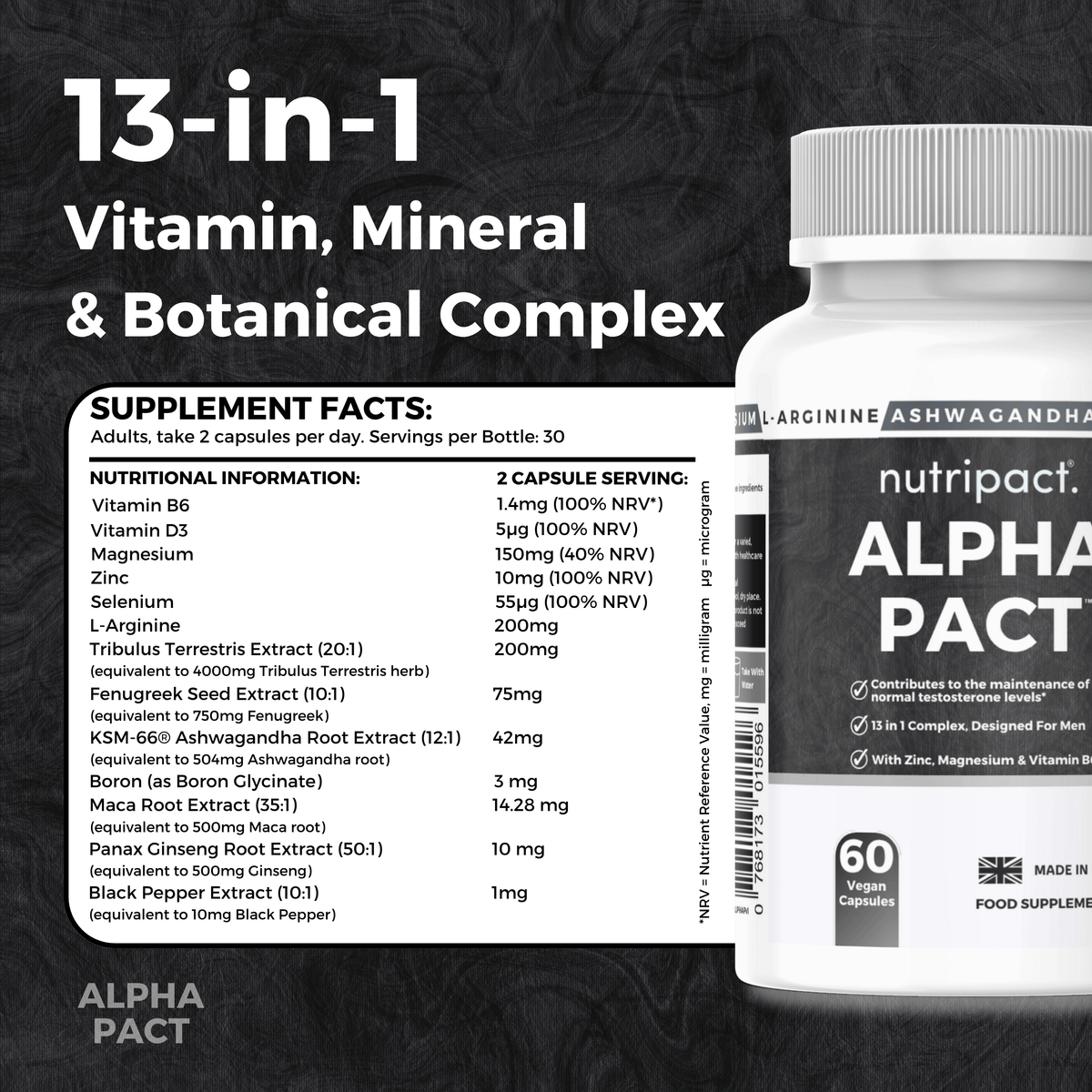 Alpha Pact Complex Capsules - nutripact 