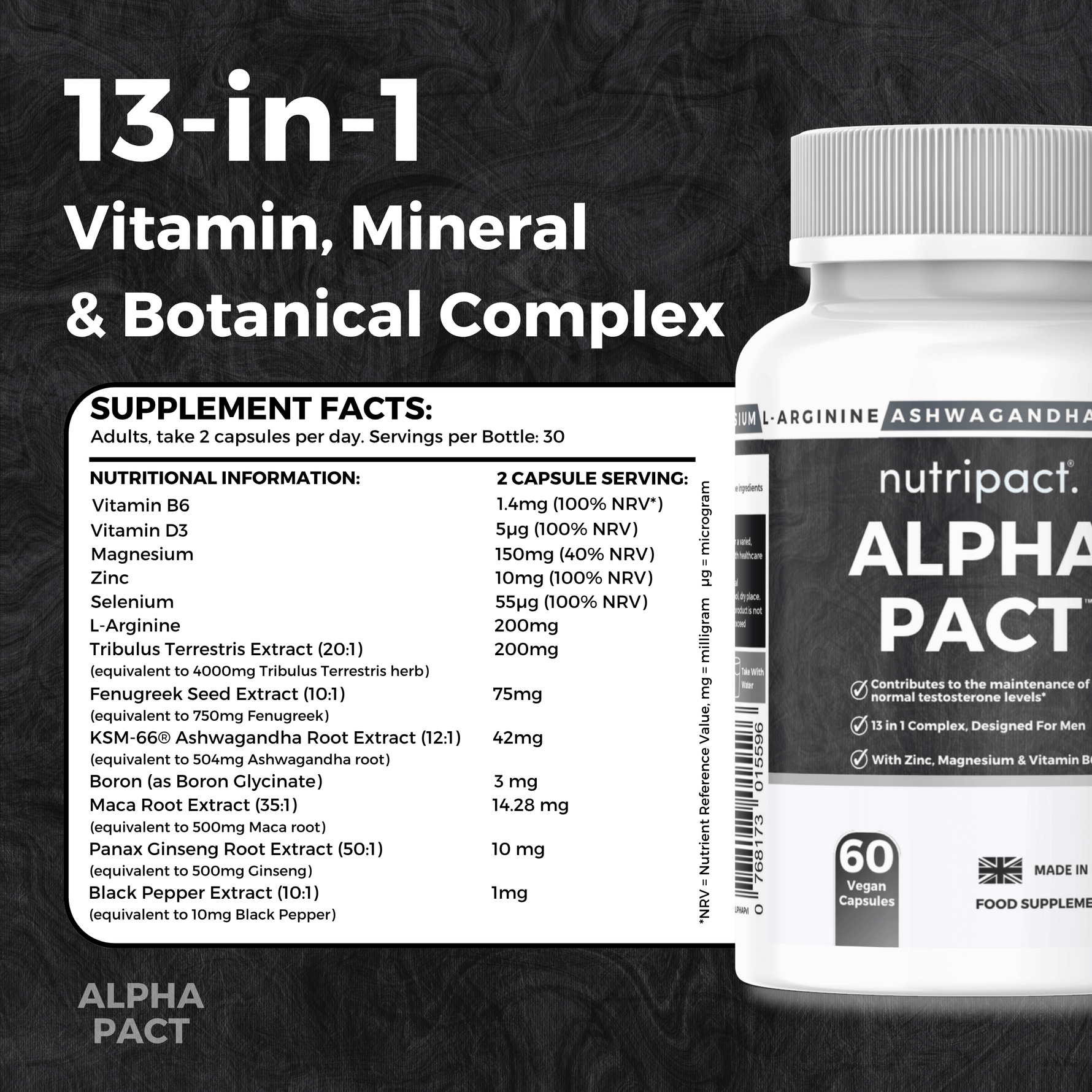 Alpha Pact Complex Capsules - nutripact 
