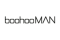 boohooMAN logo on a white background

