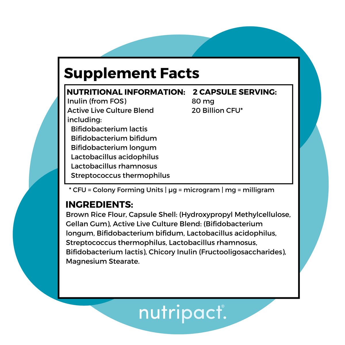 Probiotic Complex Capsules - nutripact 