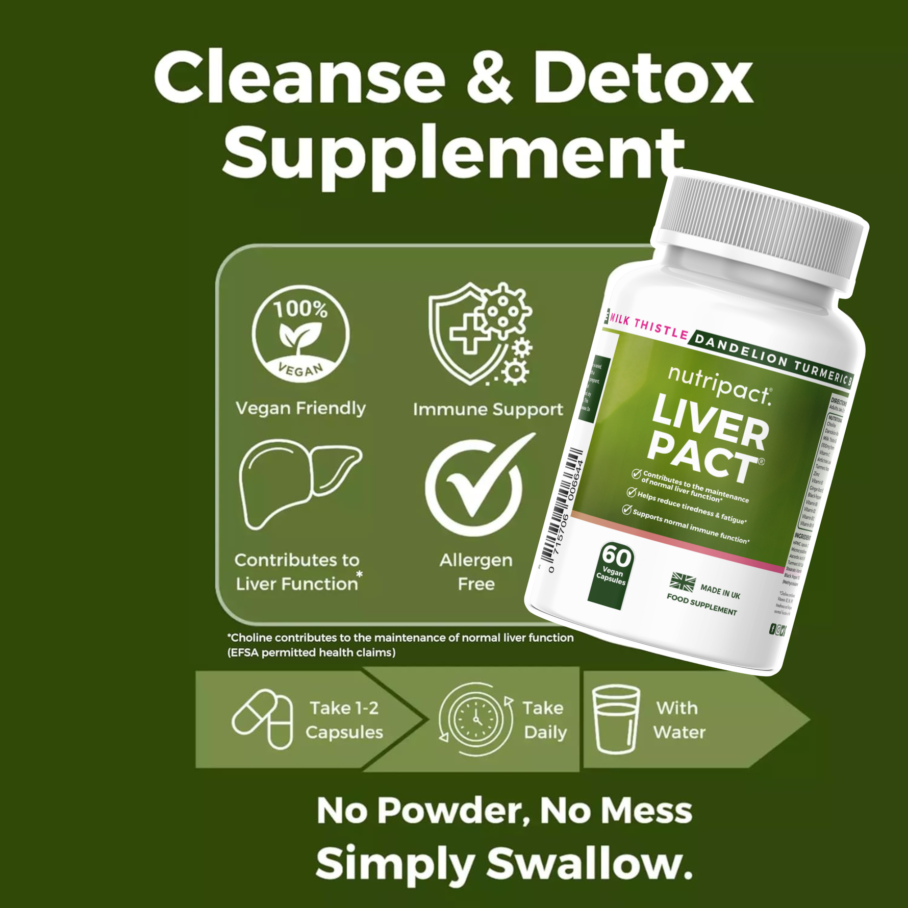 Liver Support Complex Capsules - nutripact 