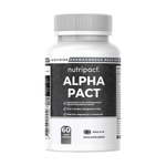 Nutripact Male Vitality Capsules supplement bottle on a white background