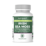 Nutripact Sea Moss Complex Capsules supplement bottle on a white background