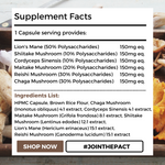 Shroompact Advanced Mushroom Complex - nutripact 