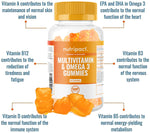 Multivitamin & Omega 3 Gummies for Kids & Adults - nutripact