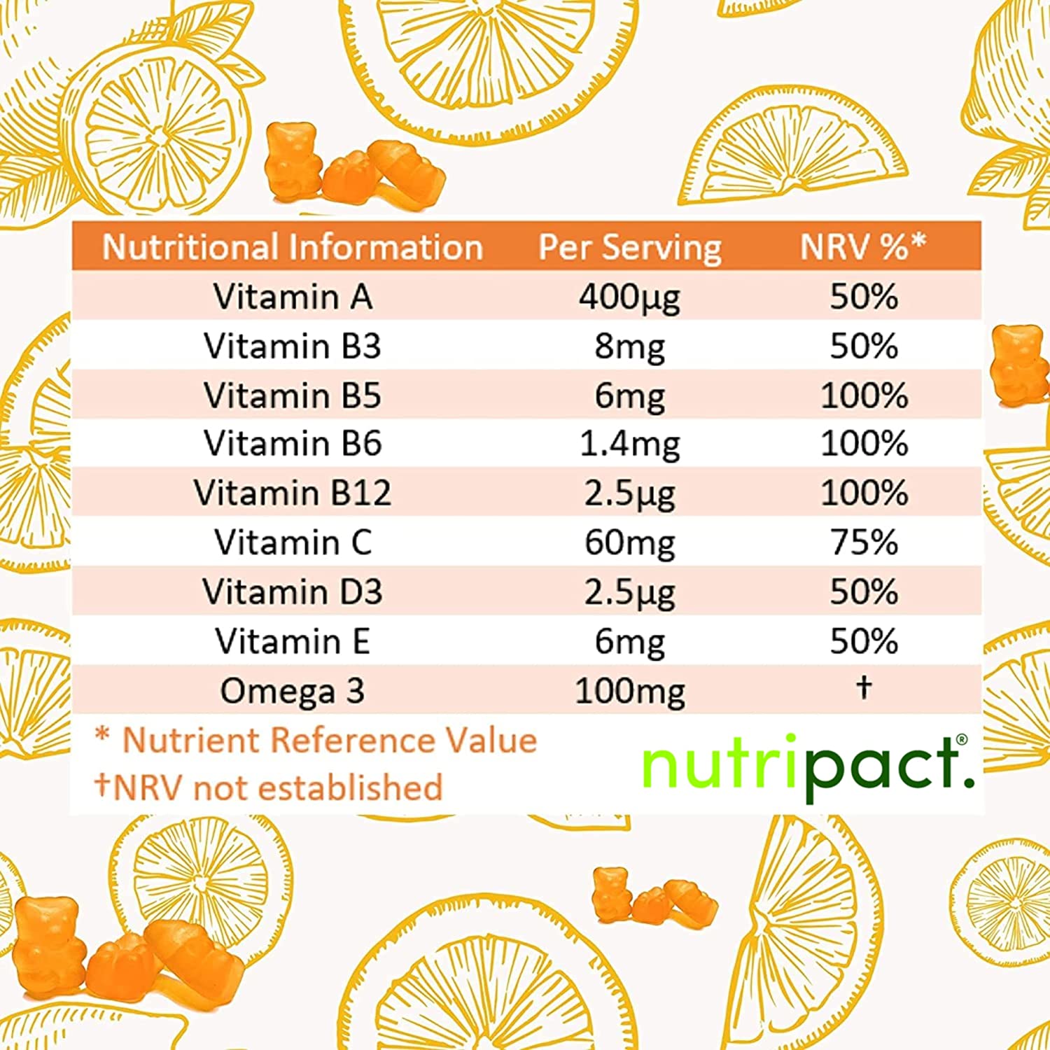 Multivitamin & Omega 3 Gummies for Kids & Adults - nutripact